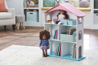 dolls house bookcase next