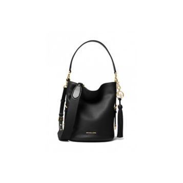 Brooke medium pebbled on sale leather bucket bag