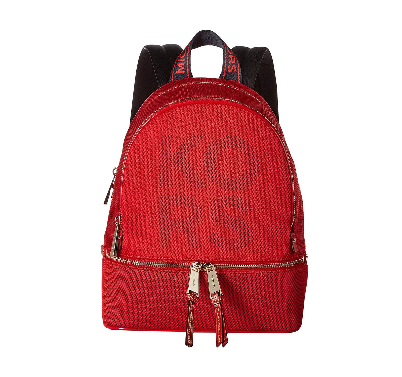 Michael Kors Women's Red Leather Backpack