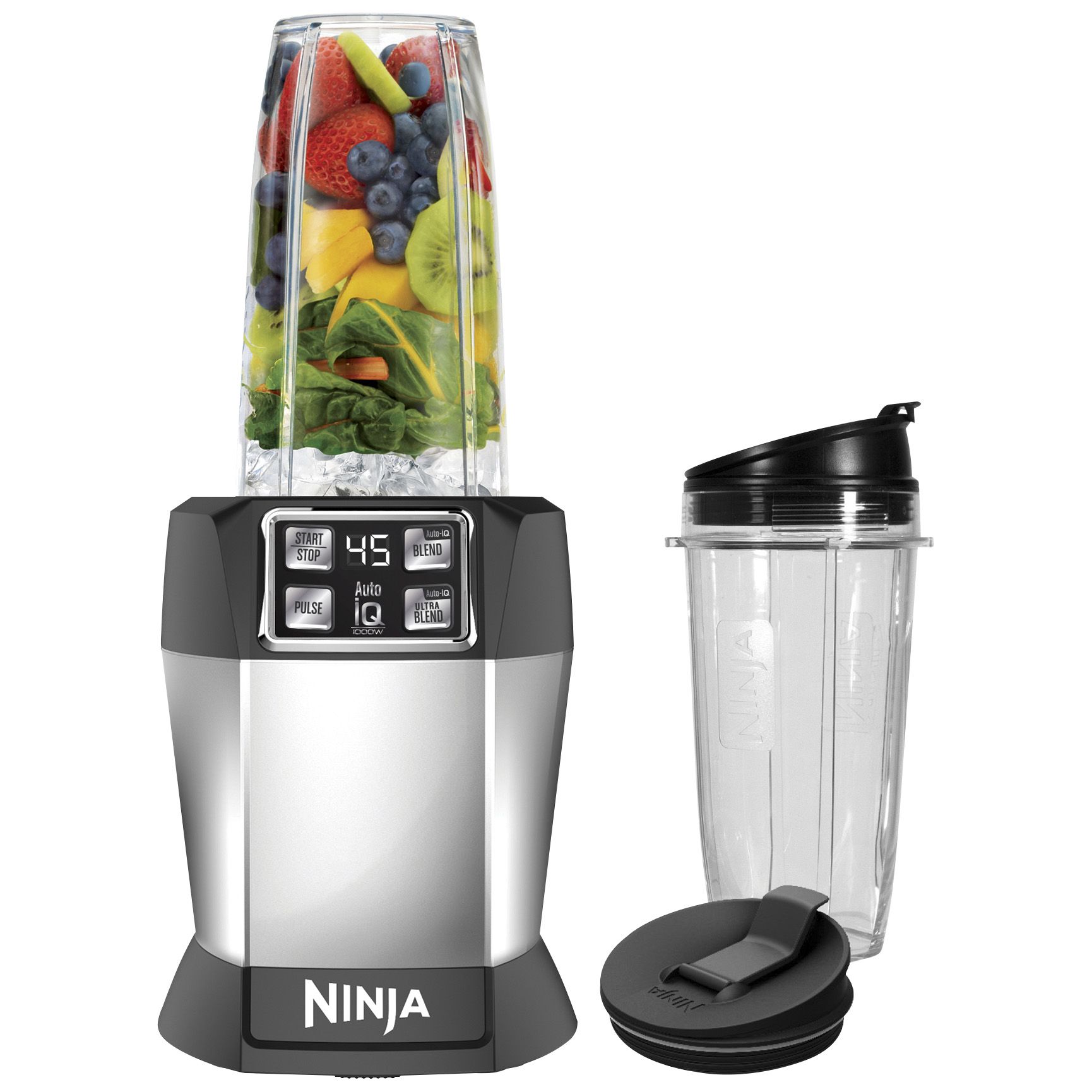 Compatible Ninja 7 Fins Extractor Blades And 24oz Ninja Blender Cup With  Lid_gift Of G