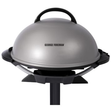 Fingerhut - George Foreman 15-Serving Indoor/Outdoor Electric Grill