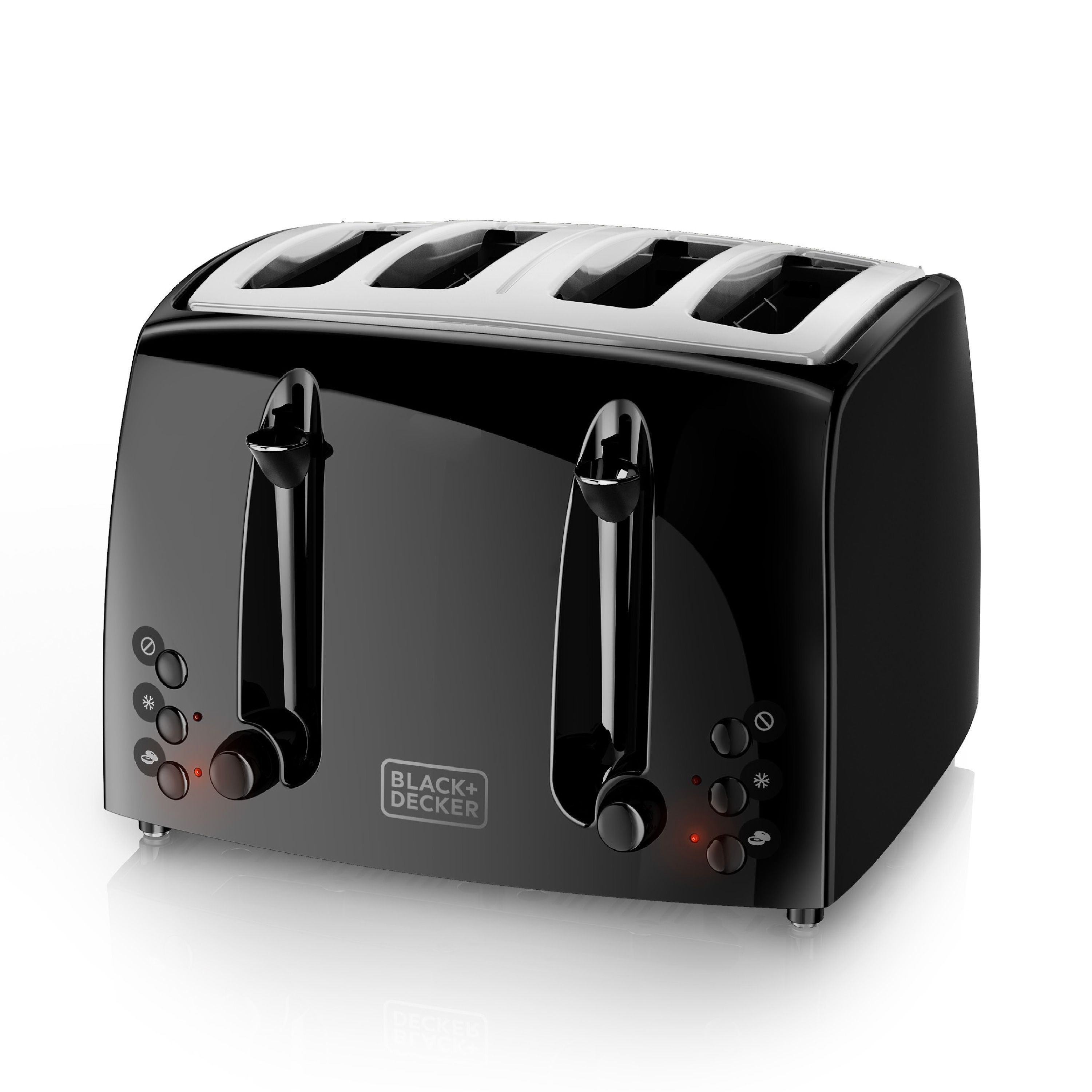 BLACK+DECKER 2-Slice Stainless Steel 1200-Watt Toaster in the