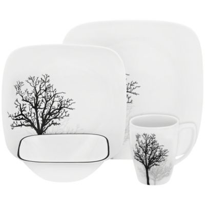 corelle vitrelle square plates