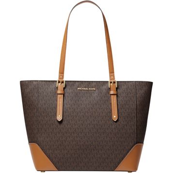 Michael Kors Aria Signature Tote Brown