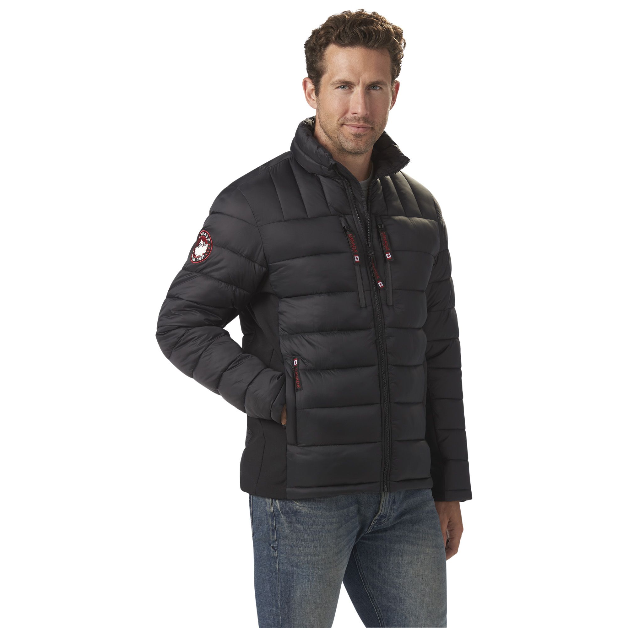 Fingerhut - Canada Weather Gear Men's Lightweight Puffer Jacket