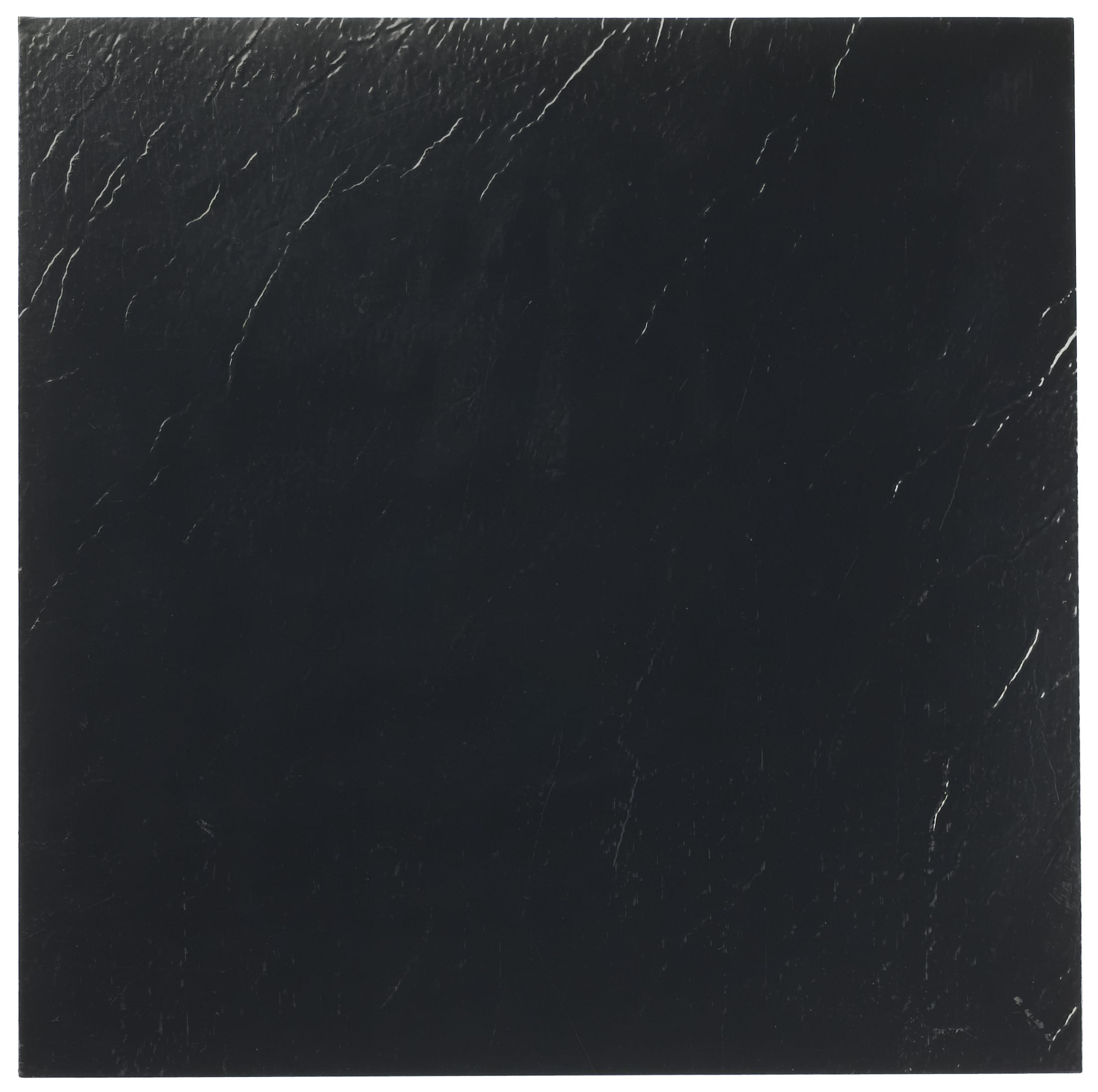 Achim Sterling Black 12 x 12 Self Adhesive Vinyl Floor Tile - 20 Pack