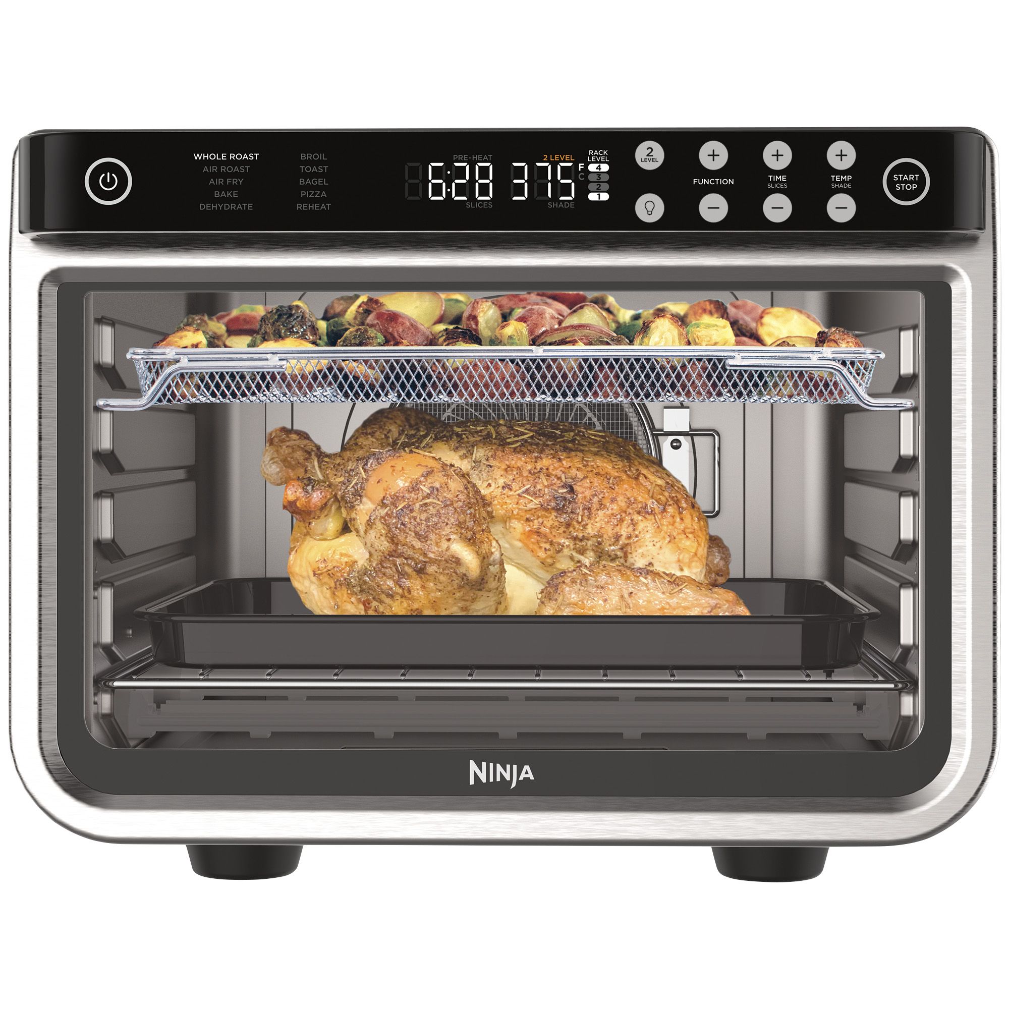 Ninja Foodi 10-in-1 XL Pro Air Fry Oven 6-Slice Stainless Steel