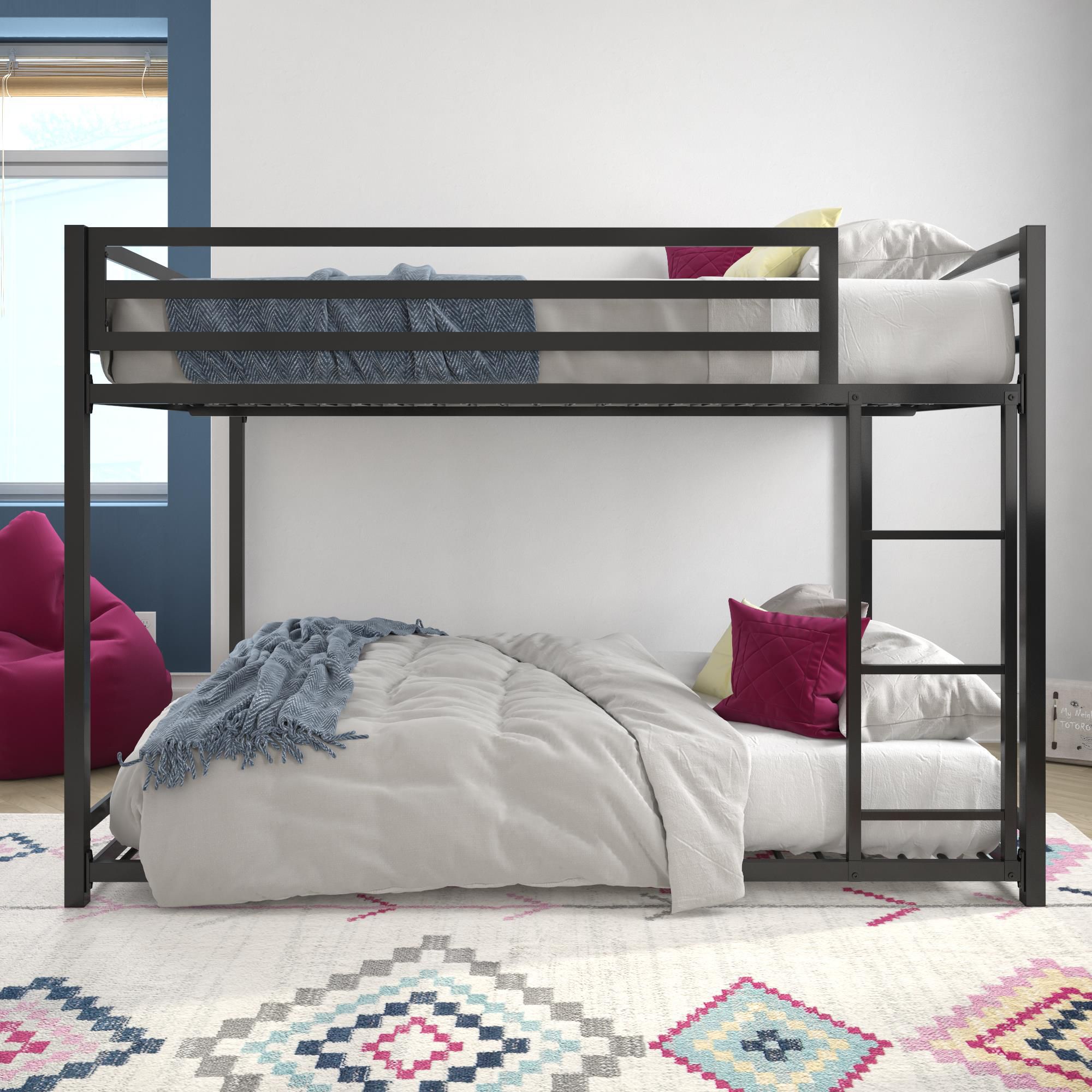 Dhp full over full store metal bunk bed