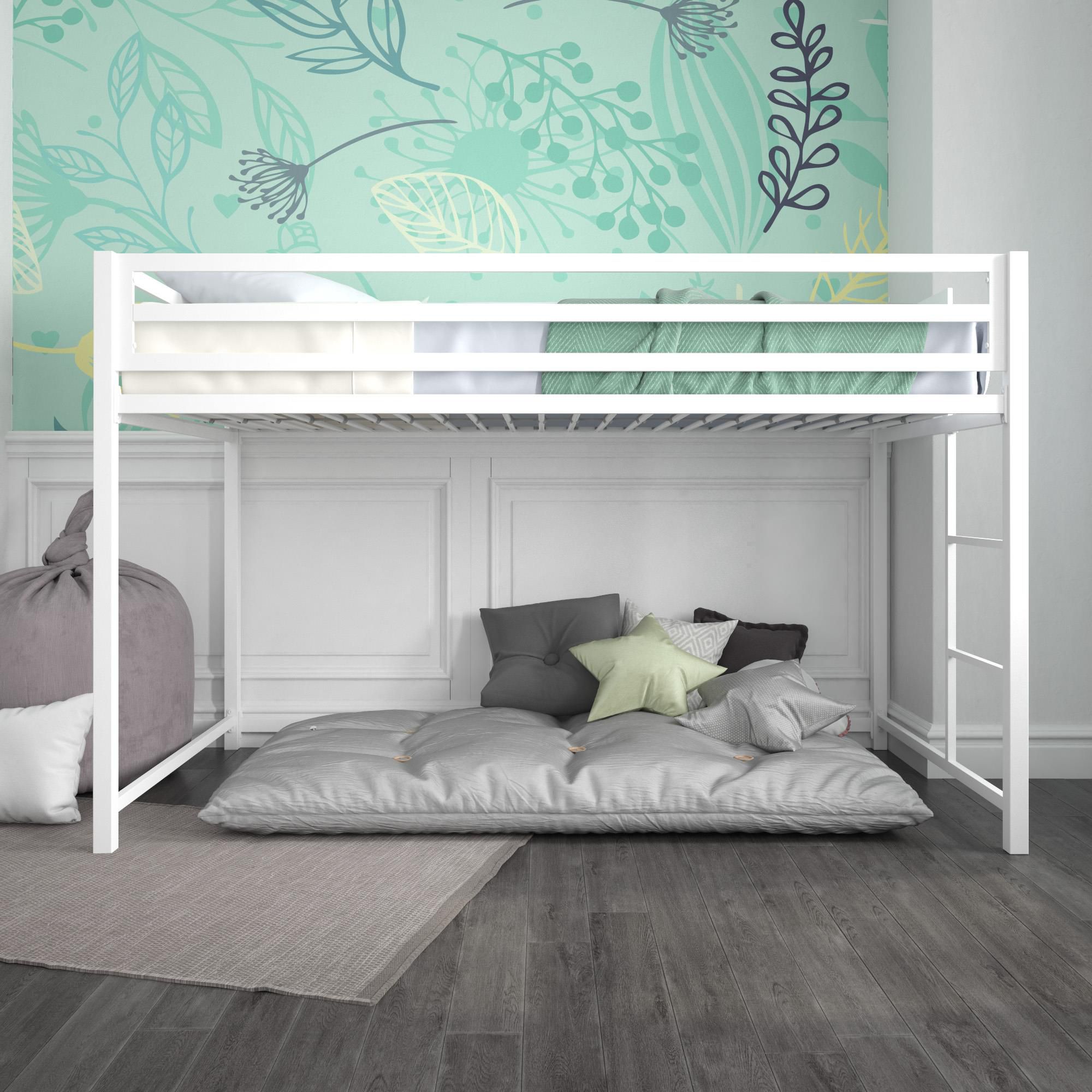 White junior 2025 loft bed