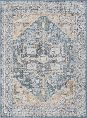 Tayse Rugs Festival Dakota 8' Round Area Rug Multi