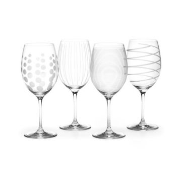 Fingerhut - Mikasa Cheers 17-Oz. Stemless Wine Glasses Set of 4