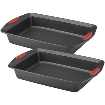 Rachael Ray 56524 Oven Lovin' Nonstick Bakeware 3-Piece Baking and Cookie  Pan Set 