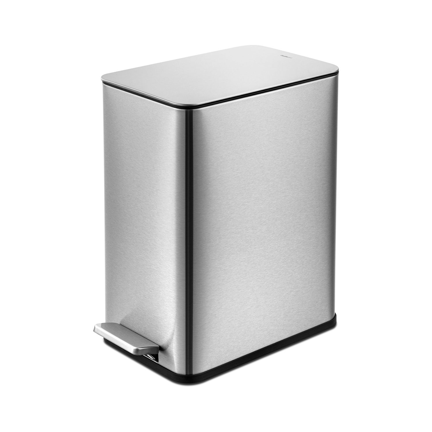 Nine Stars 2.6 Gallon Trash Can, Slim Step On Bathroom Trash Can