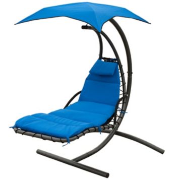 Best choice products outdoor hanging curved chaise lounge online chair