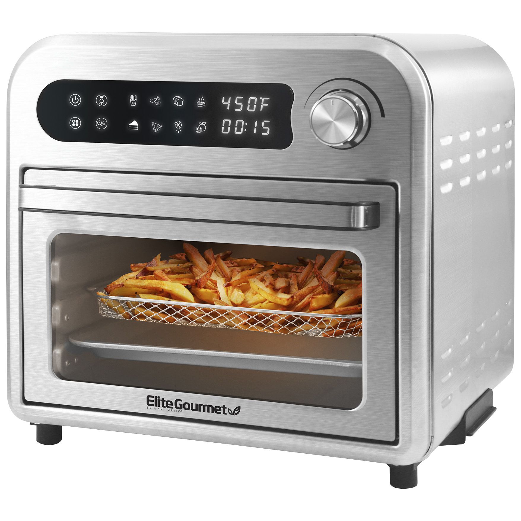 Elite Gourmet Multi-Use 21-Liter Air Fryer Oven