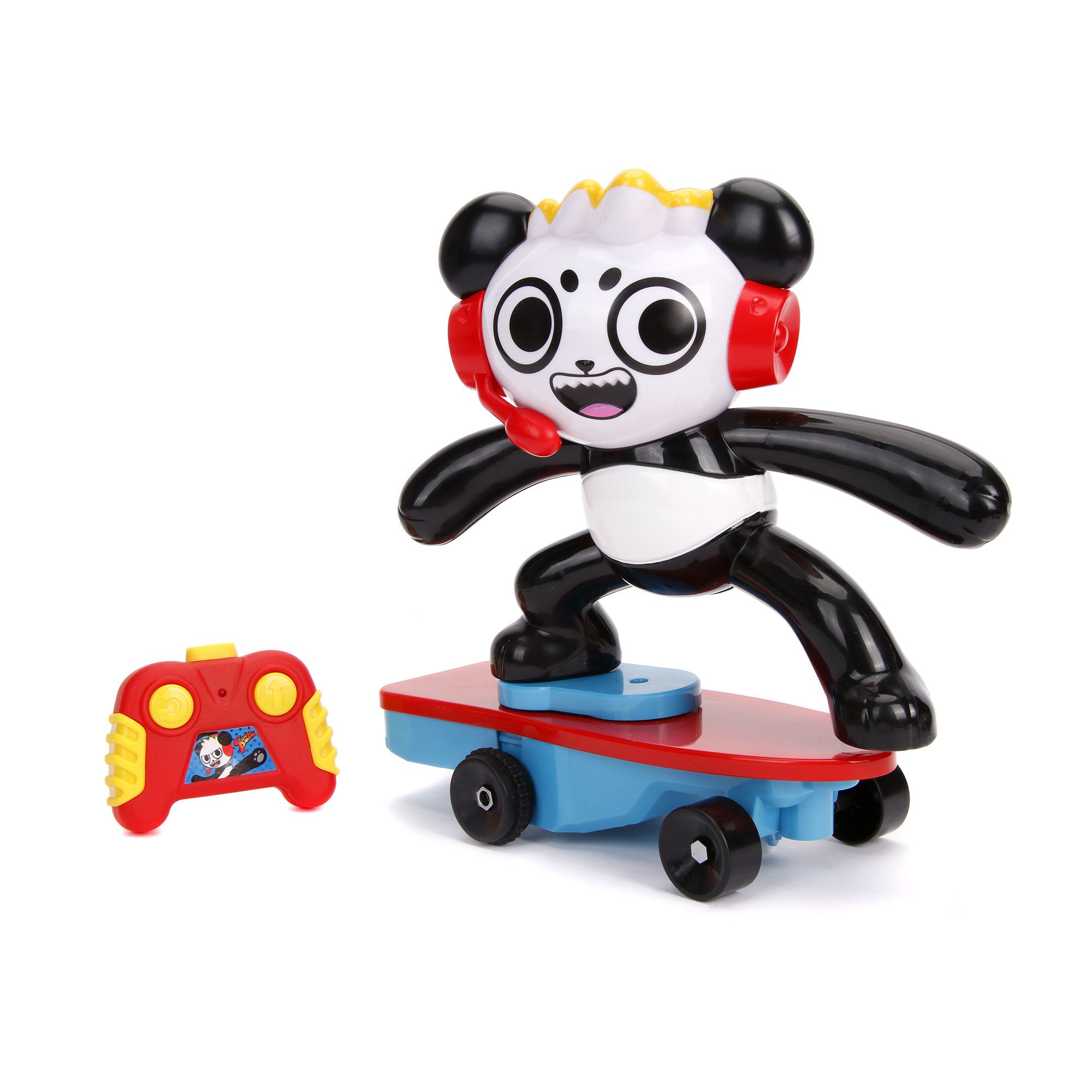 Fingerhut Jada Toys Ryan's World Remote Controlled Panda Skateboard