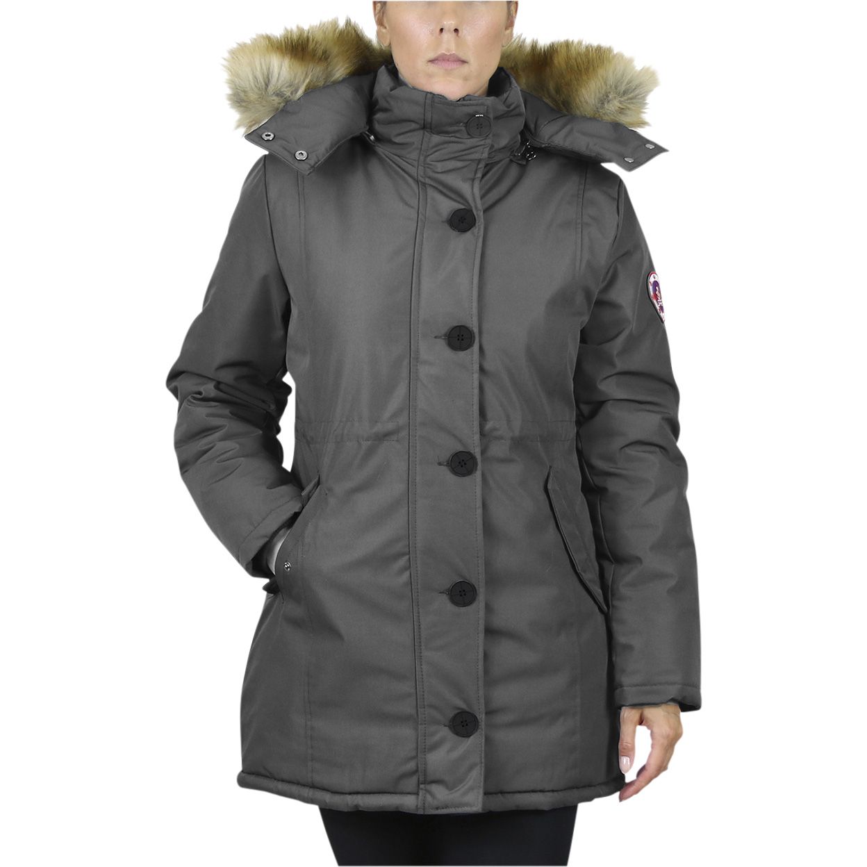 Spire by galaxy best sale women's heavyweight parka jacket