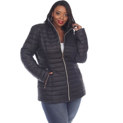 white mark women's puffer coat