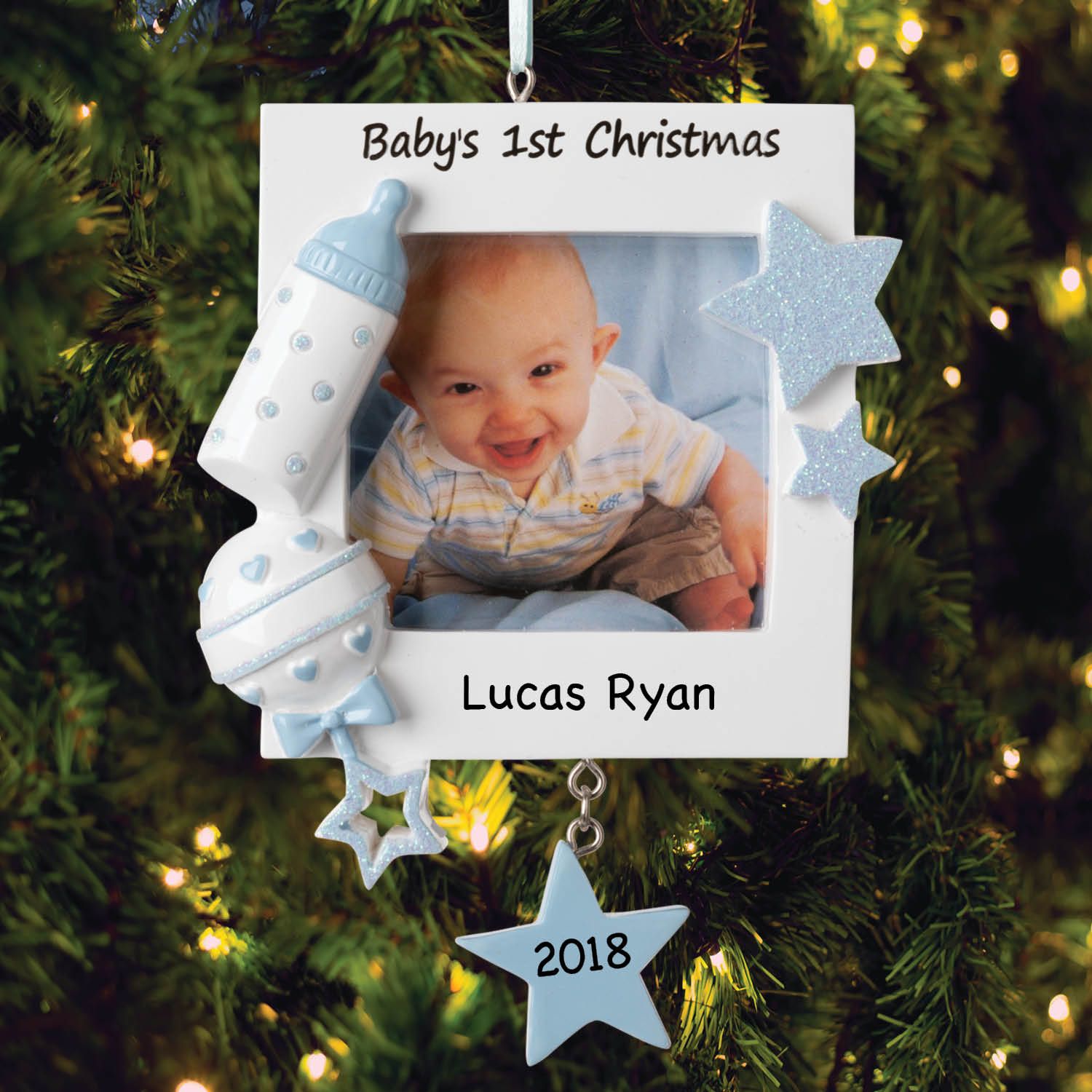 Baby boy first store christmas ornament 2018