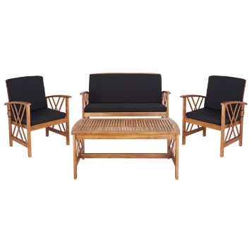 Safavieh outdoor living fontana 4 pc outdoor discount set