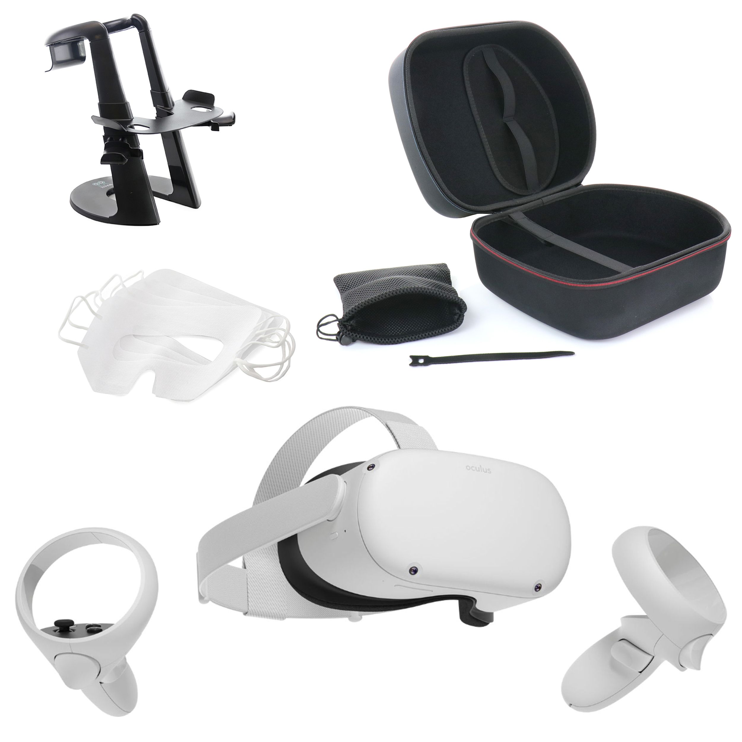  Oculus Quest 2 256GB Advanced All-in-One Virtual Reality VR  Headset Set, White : Cell Phones & Accessories