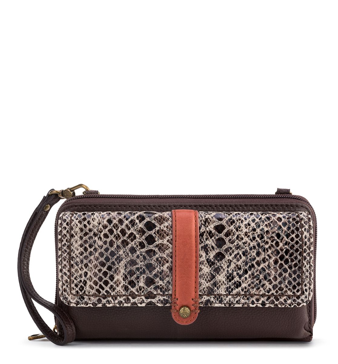 The Sak Sequoia Leather Smartphone Flap Crossbody