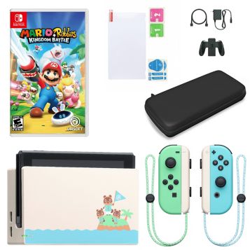 Nintendo switch v2 animal deals crossing bundle