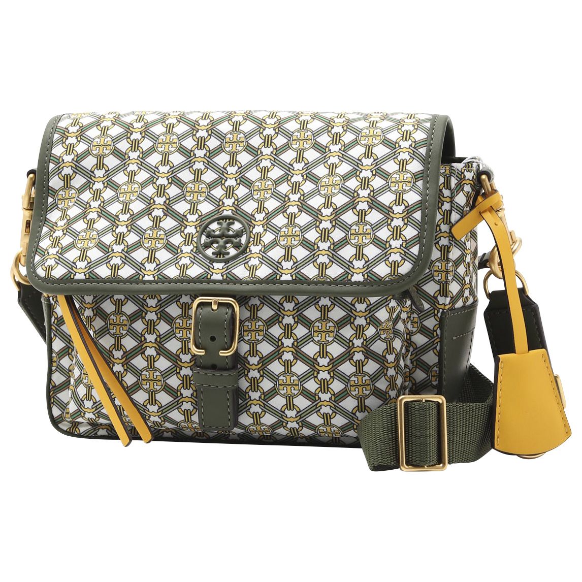 Fingerhut Tory Burch Piper Print Crossbody Yellow Gemini Link