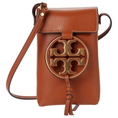 tory burch aged camello wallet