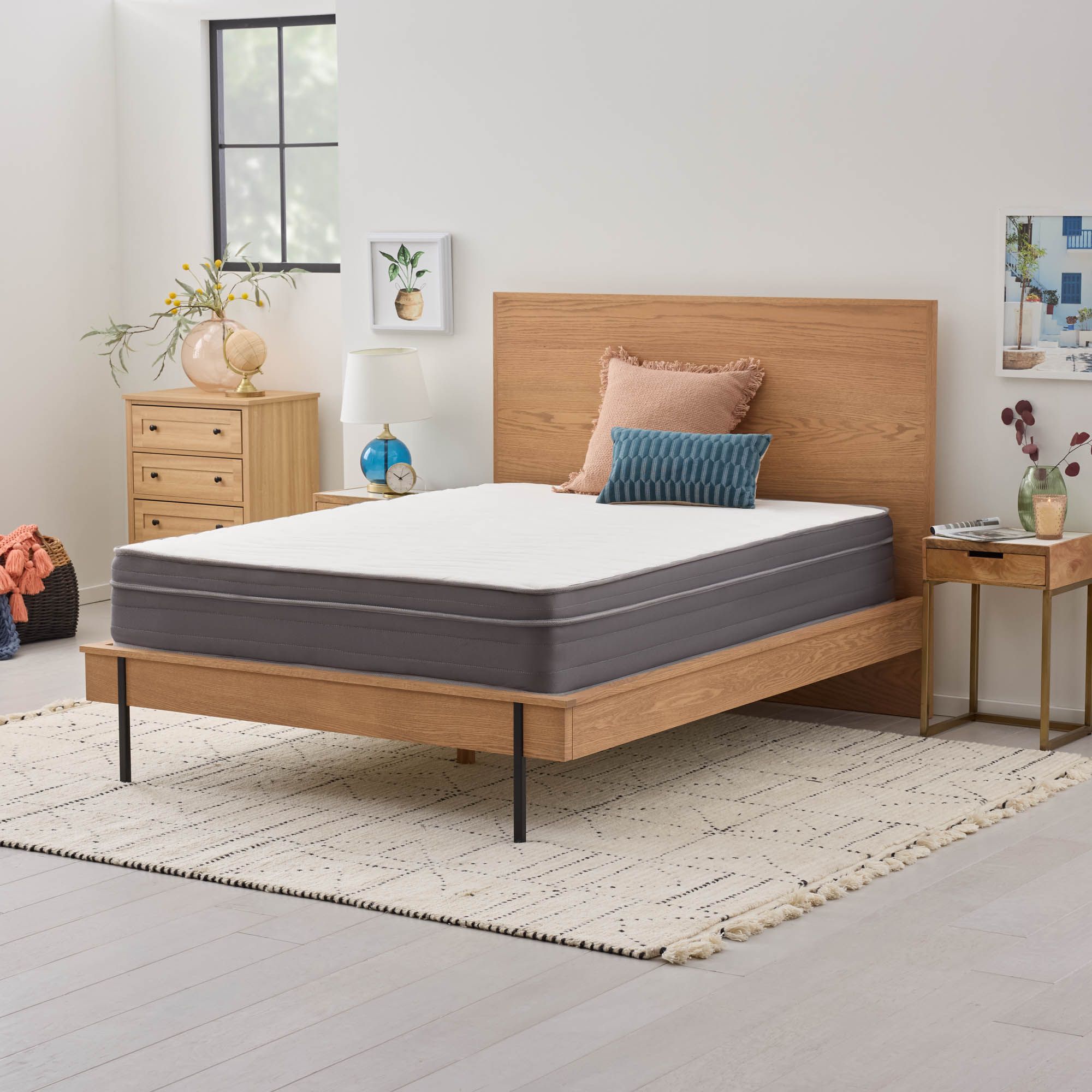 Linenspa Essentials ActiveRelief 5-in Firm Twin Extra Long Memory Foam  Mattress in a Box in the Mattresses department at