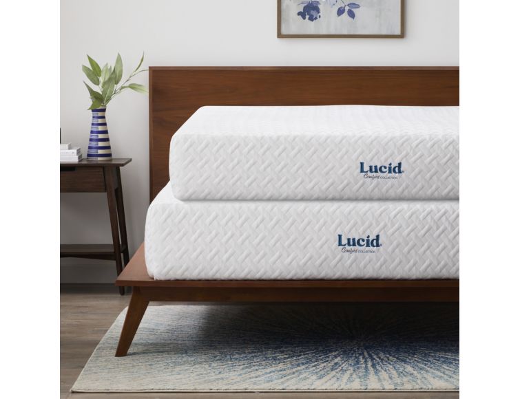 Fingerhut - Linenspa Essentials 3 Zoned Gel Memory Foam Mattress