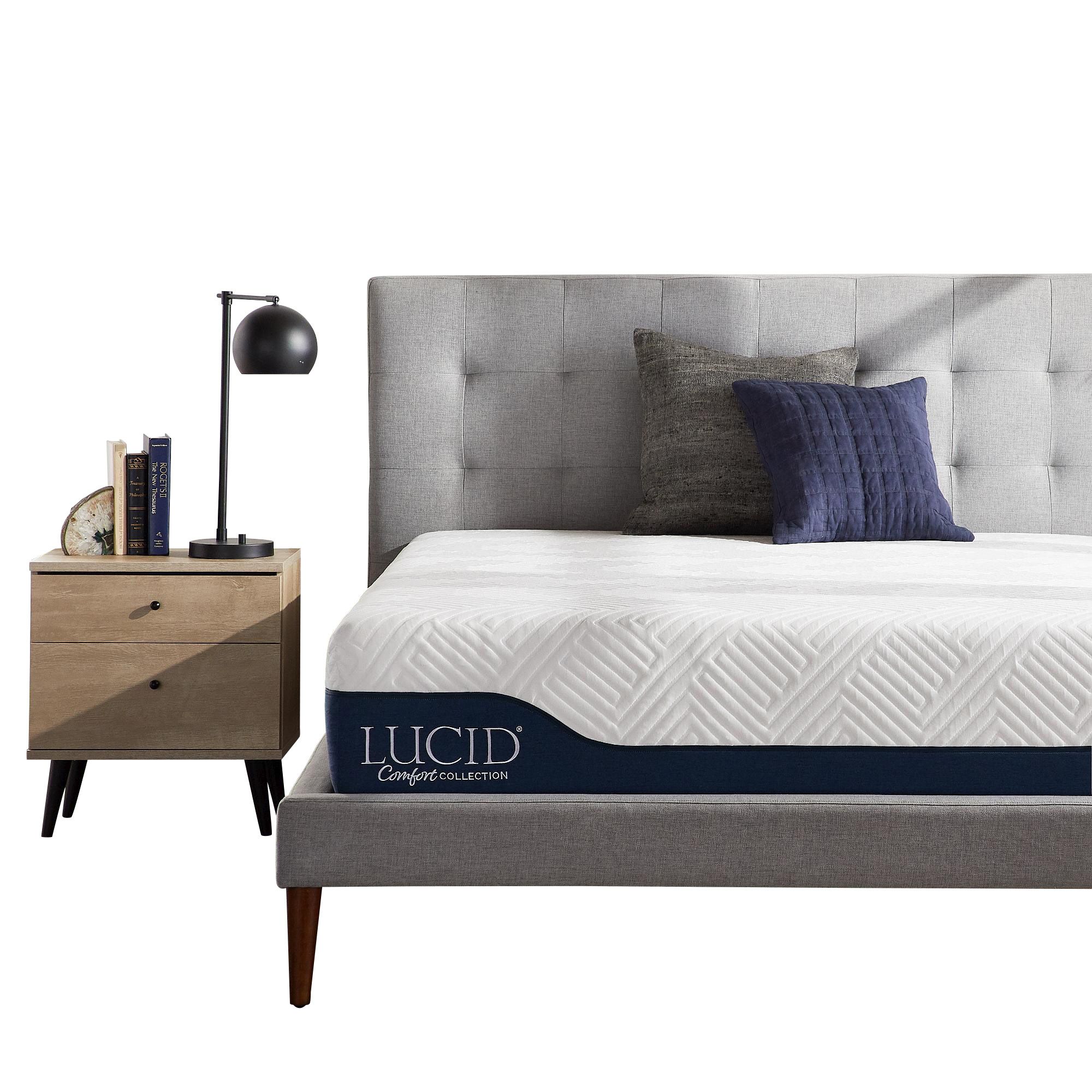 Lucid 12 deals memory foam mattress