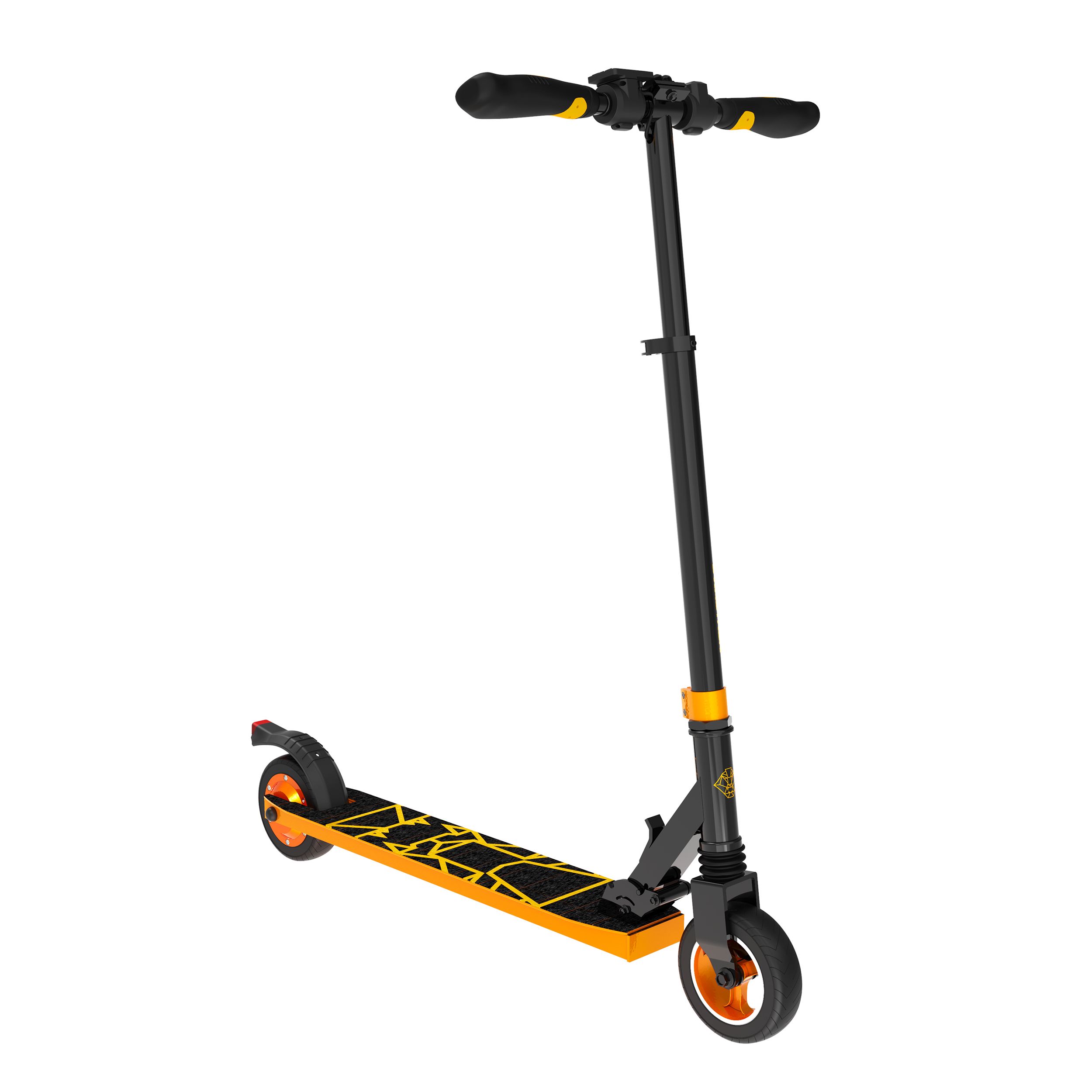 Fingerhut SWAGTRON Swagger 8 Foldable Electric Scooter Orange