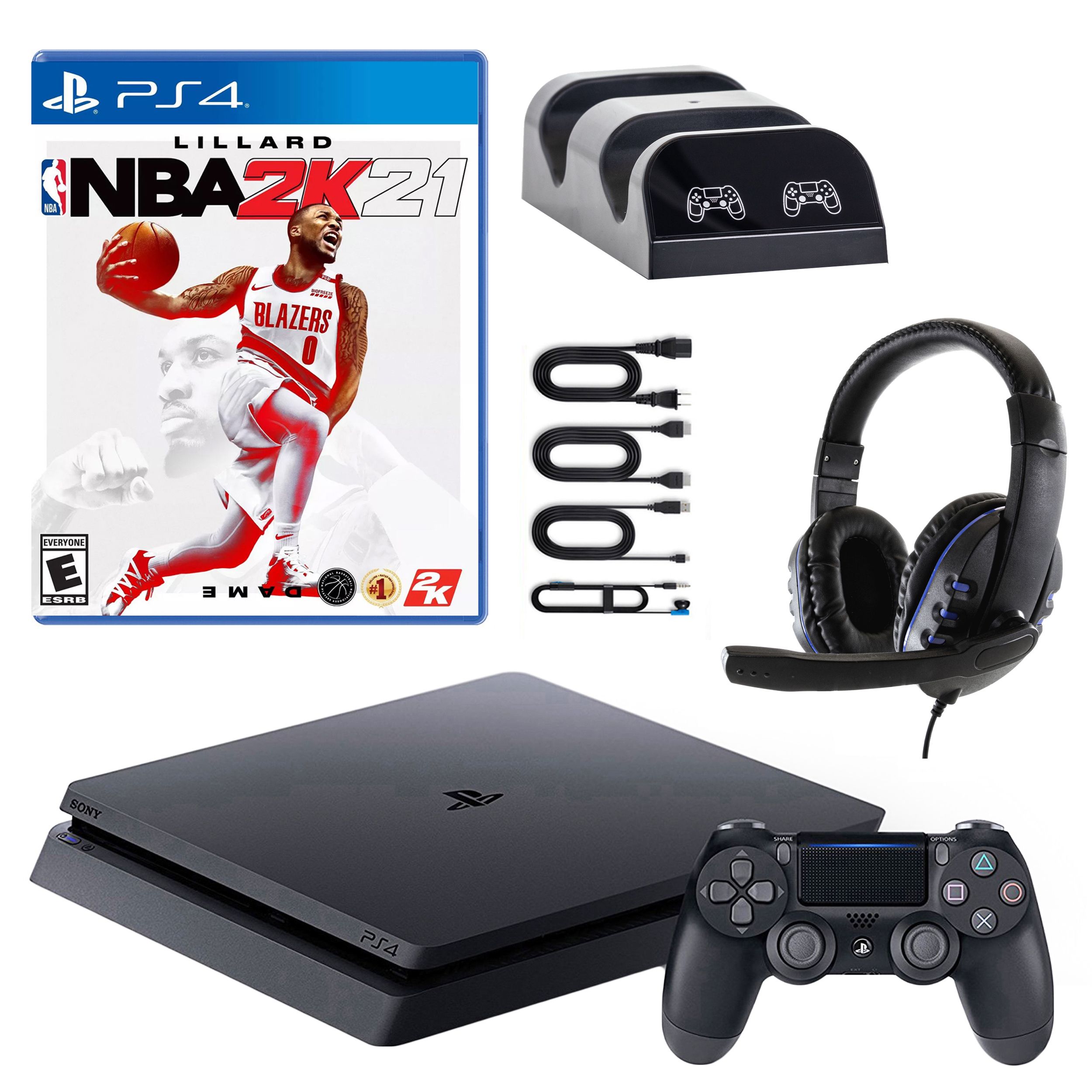 Fingerhut Sony PlayStation 4 Slim 1TB Console Bundle with