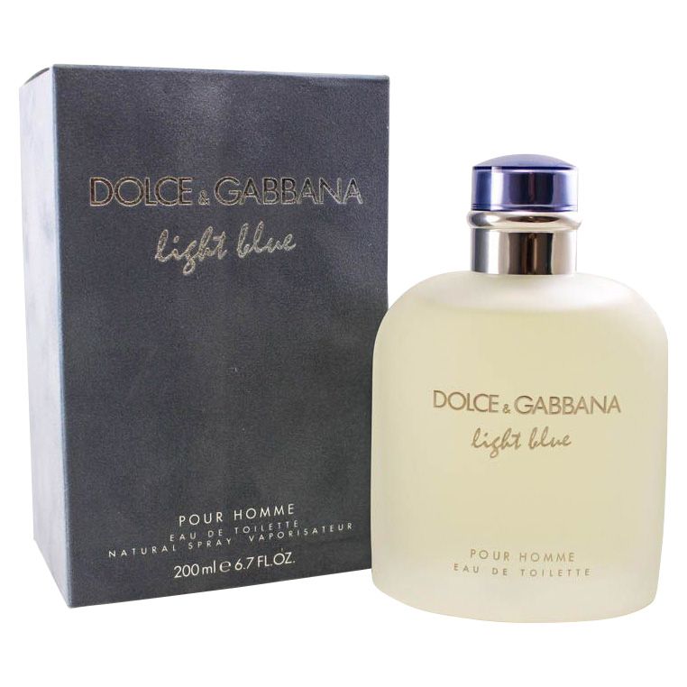 Dolce & Gabbana Light Blue Eau de Toilette 200ml 6.7 oz HUGE SIZE!!