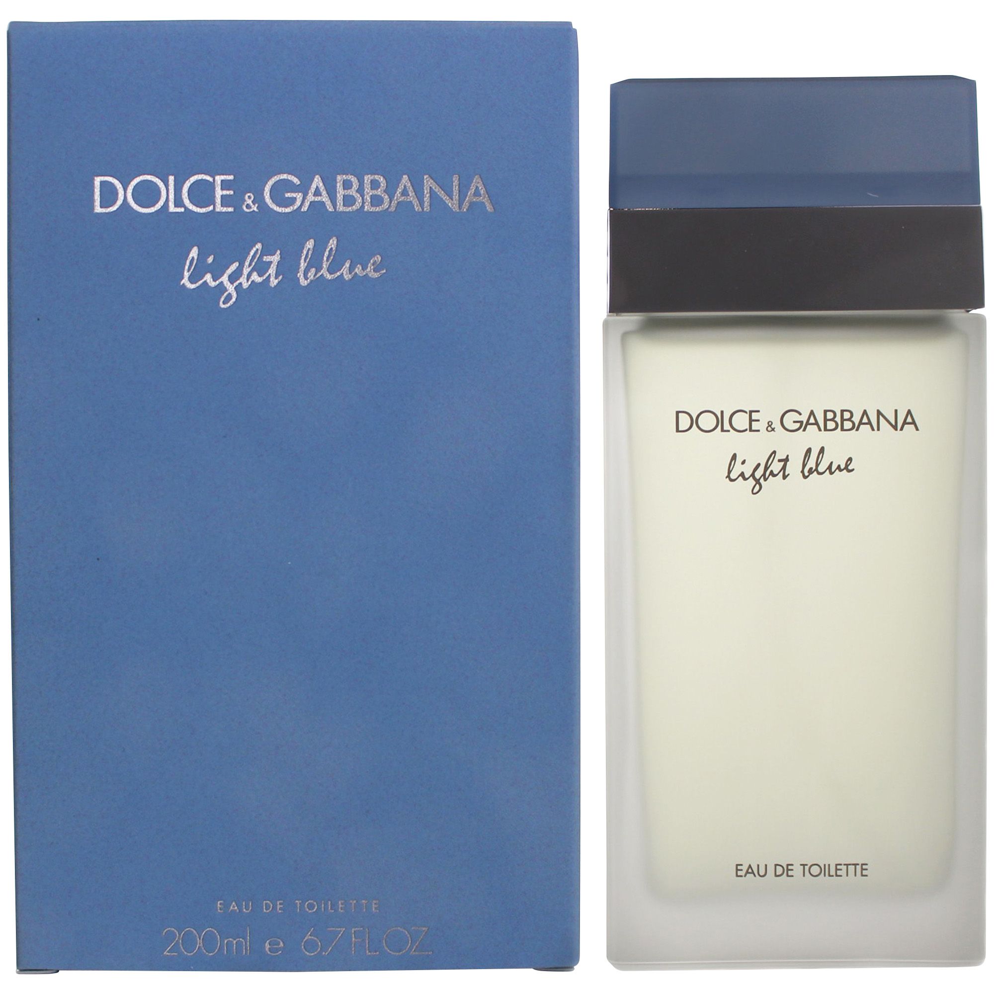 Dolce & Gabbana Light Blue Eau de Toilette 200ml 6.7 oz HUGE SIZE