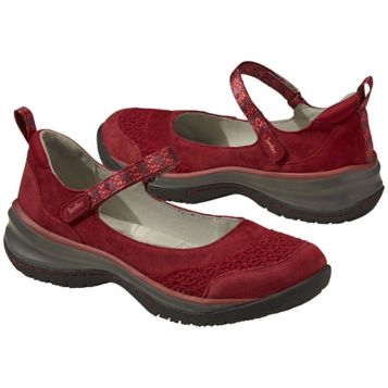 Fingerhut Jambu Women s Cornflower Mary Jane Shoe Red