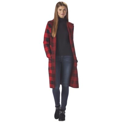 buffalo plaid long cardigan