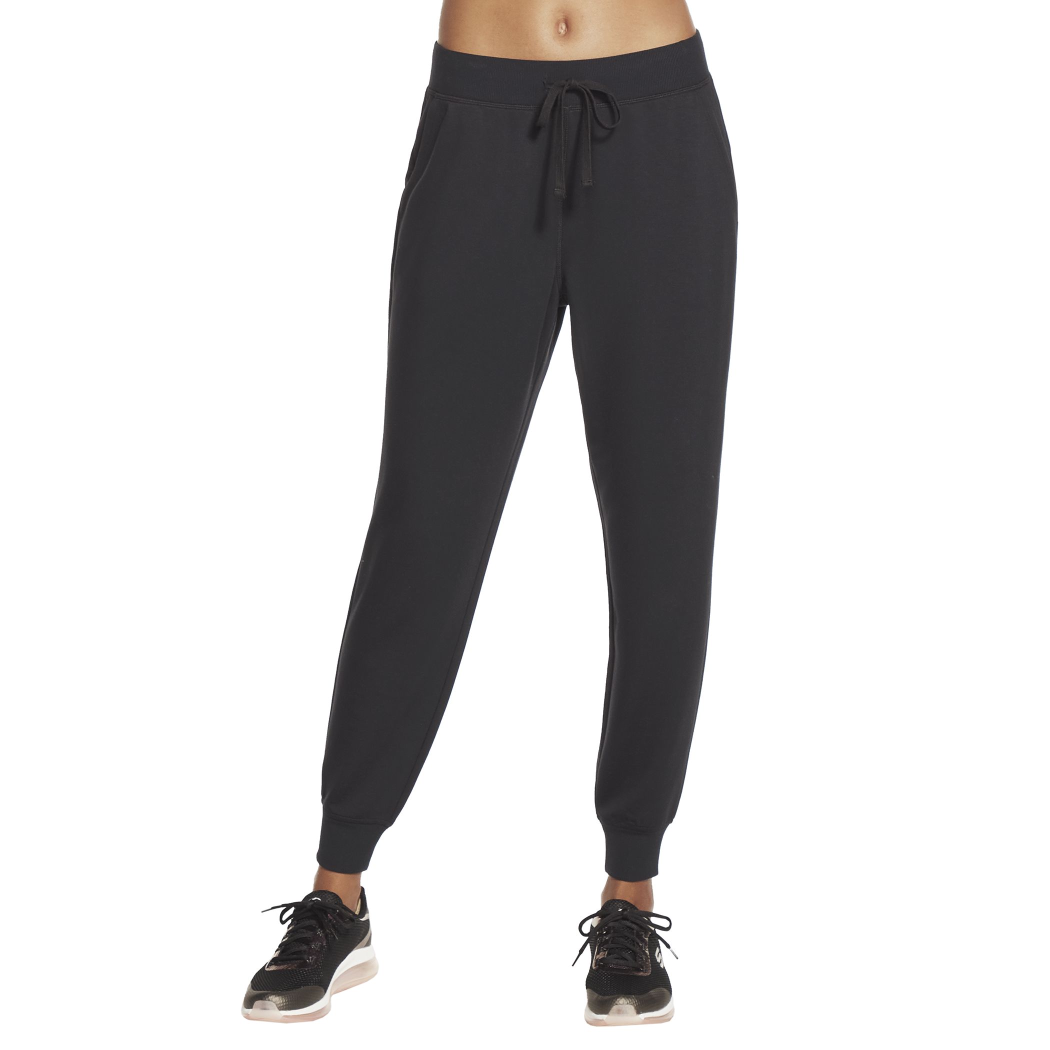 Lululemon Women's Jogger Sweatpants Pleated Front Black Pattern Athletic Size  6