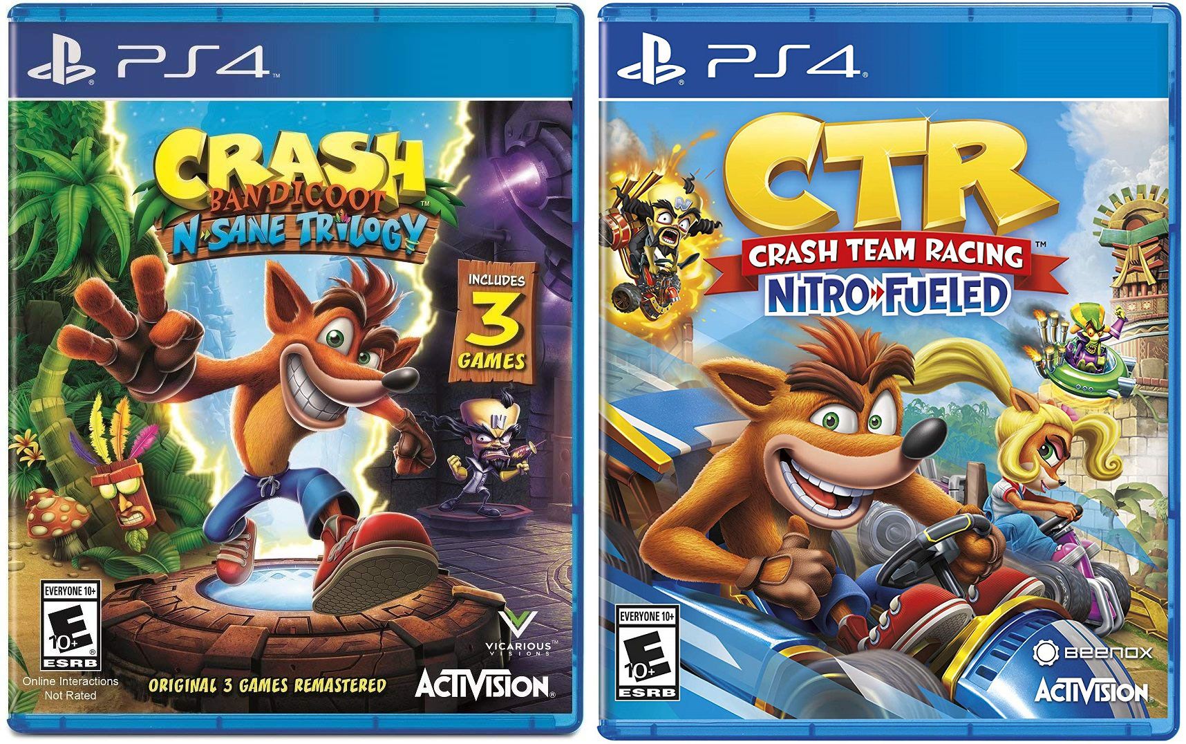 Ps4 with crash store bandicoot bundle