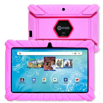 Focket Tablet per Bambini Tablet da 7 Pollici per Bambini, WiFi 5G Rom da 2  GB 32 GB Android 10.0 a Doppia Banda Tablet da 7 Pollici per Bambini Octa