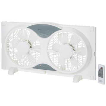 Fingerhut Alcove 9 3 Function Reversible Twin Window Fan