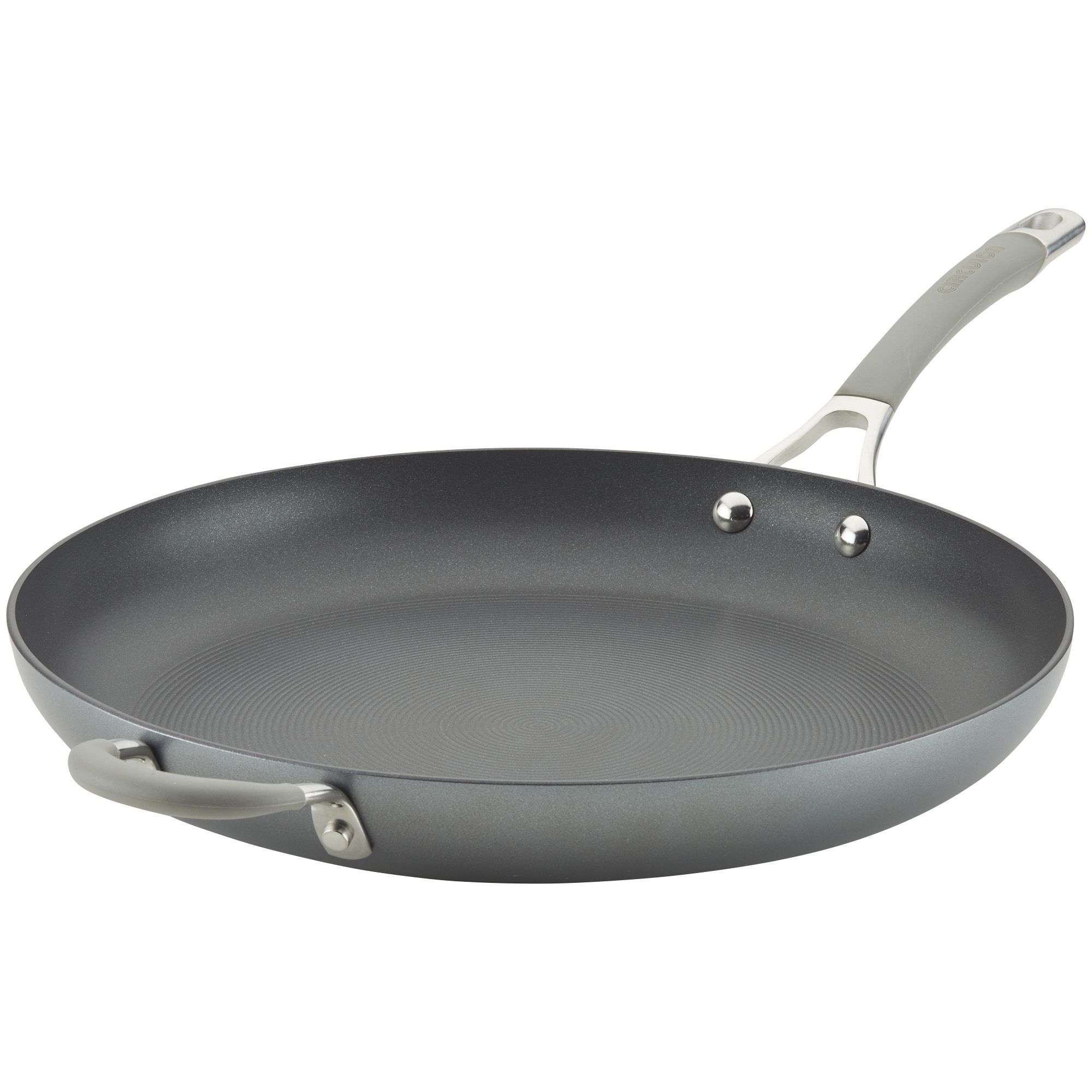 Circulon Elementum 3 qt. Hard-Anodized Covered Saucepan - Oyster Gray