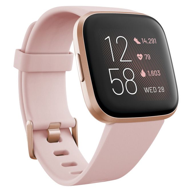 Fitbit Versa 2 Health and Fitness Smartwatch - Petal/Copper Rose Aluminum