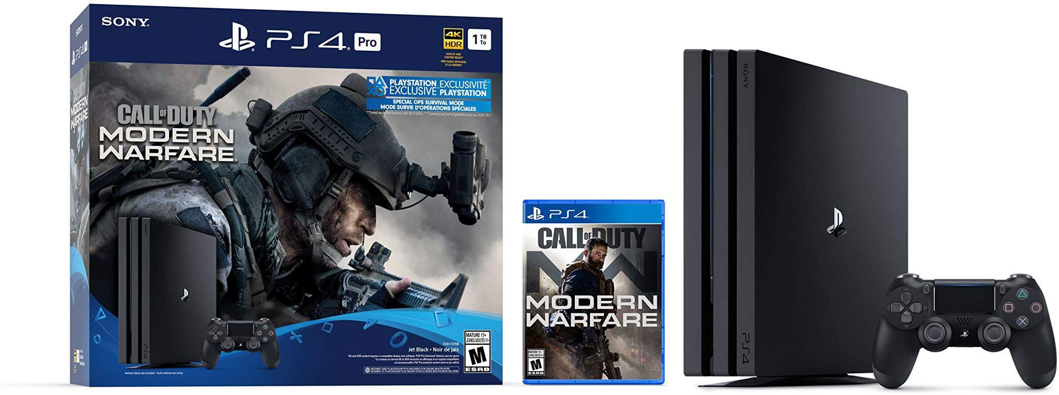 Ps4 Pro Console Bundle (1tb, 3 controllers, and 8 games)