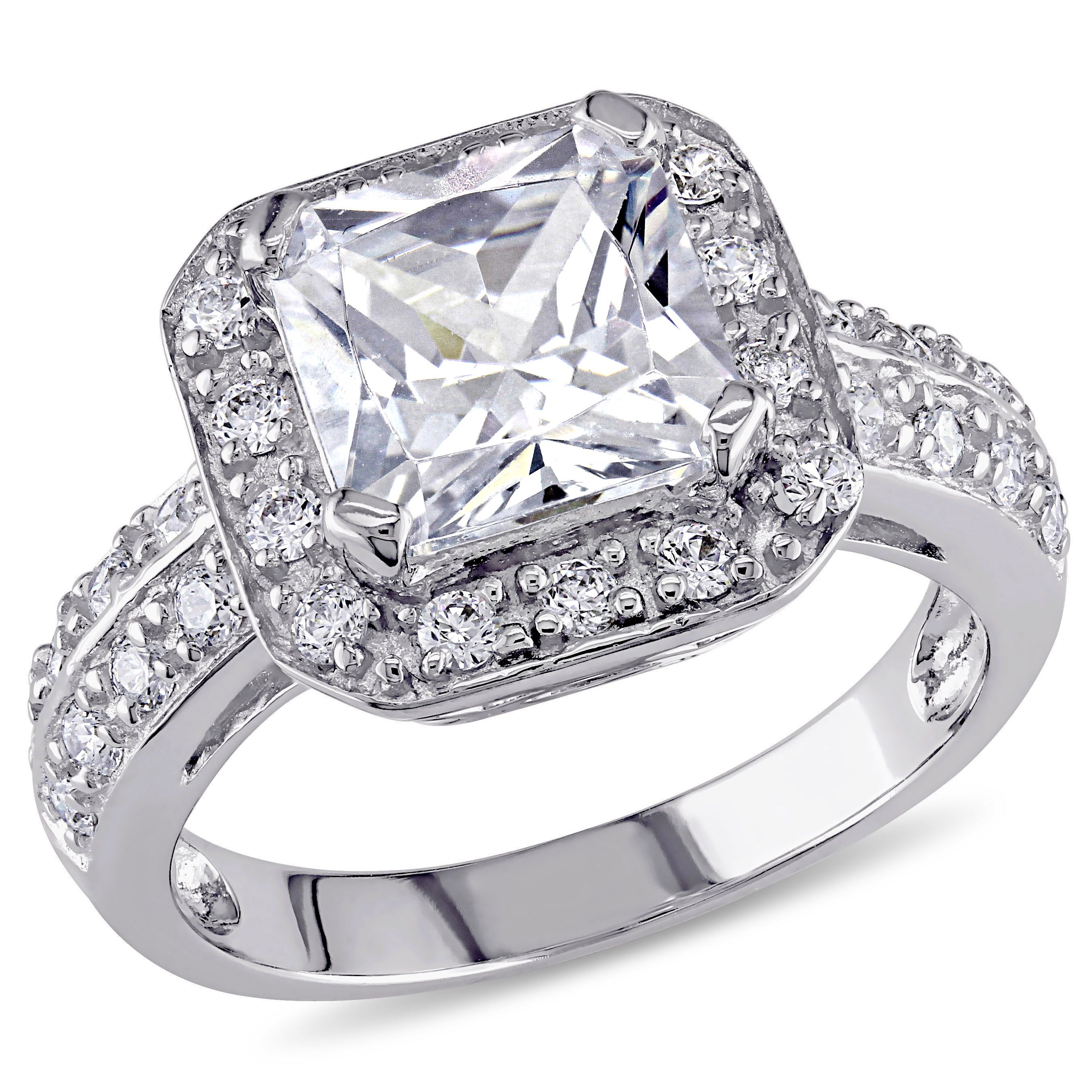 Radiant cut store cz ring