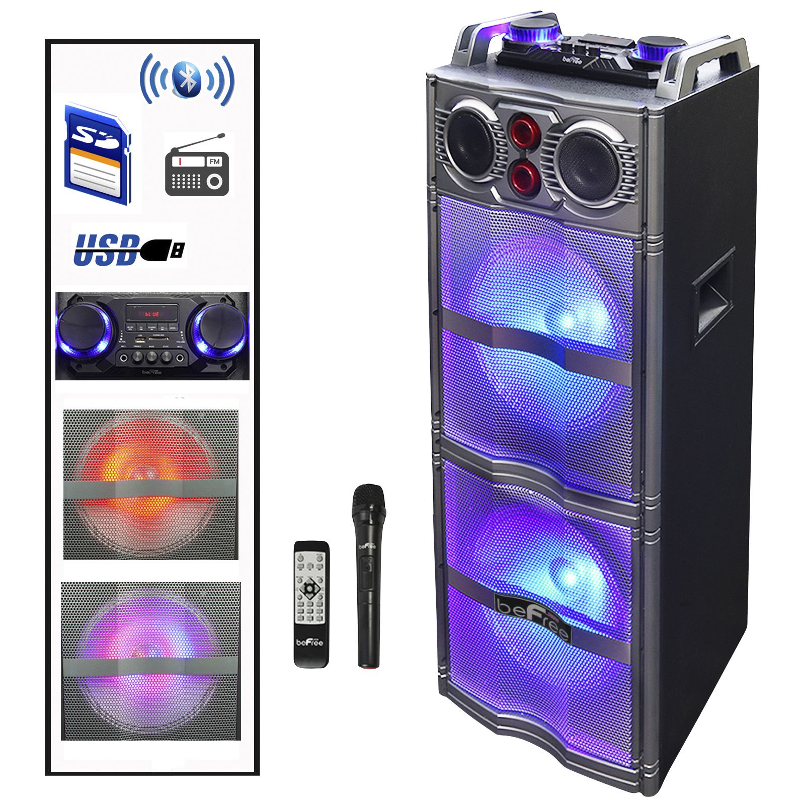 Befree sound bluetooth rechargeable best sale party speaker
