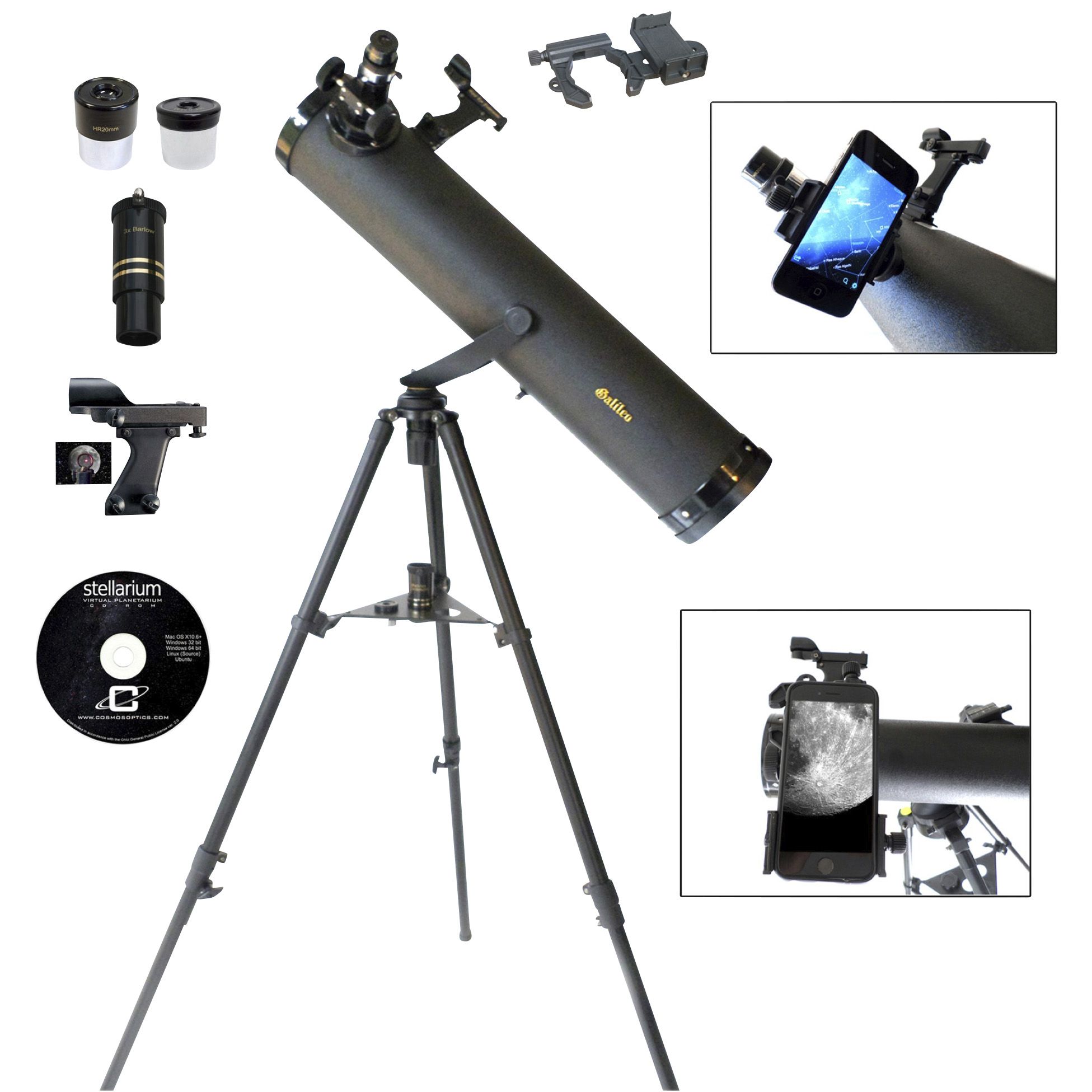 Galileo reflector hot sale telescope