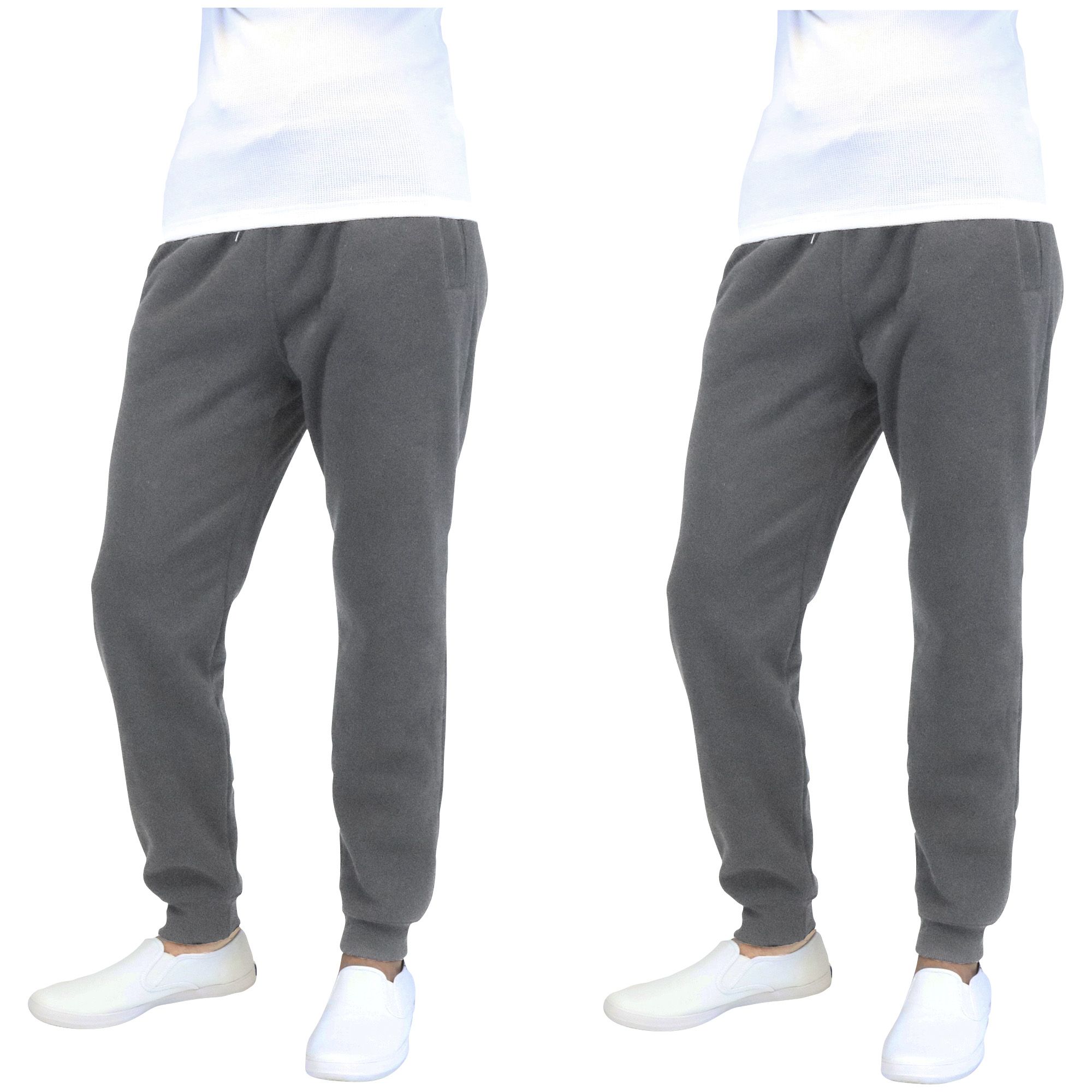 Galaxy by Harvic Men's Fleece-Lined Jogger Sweatpants 4 Pack