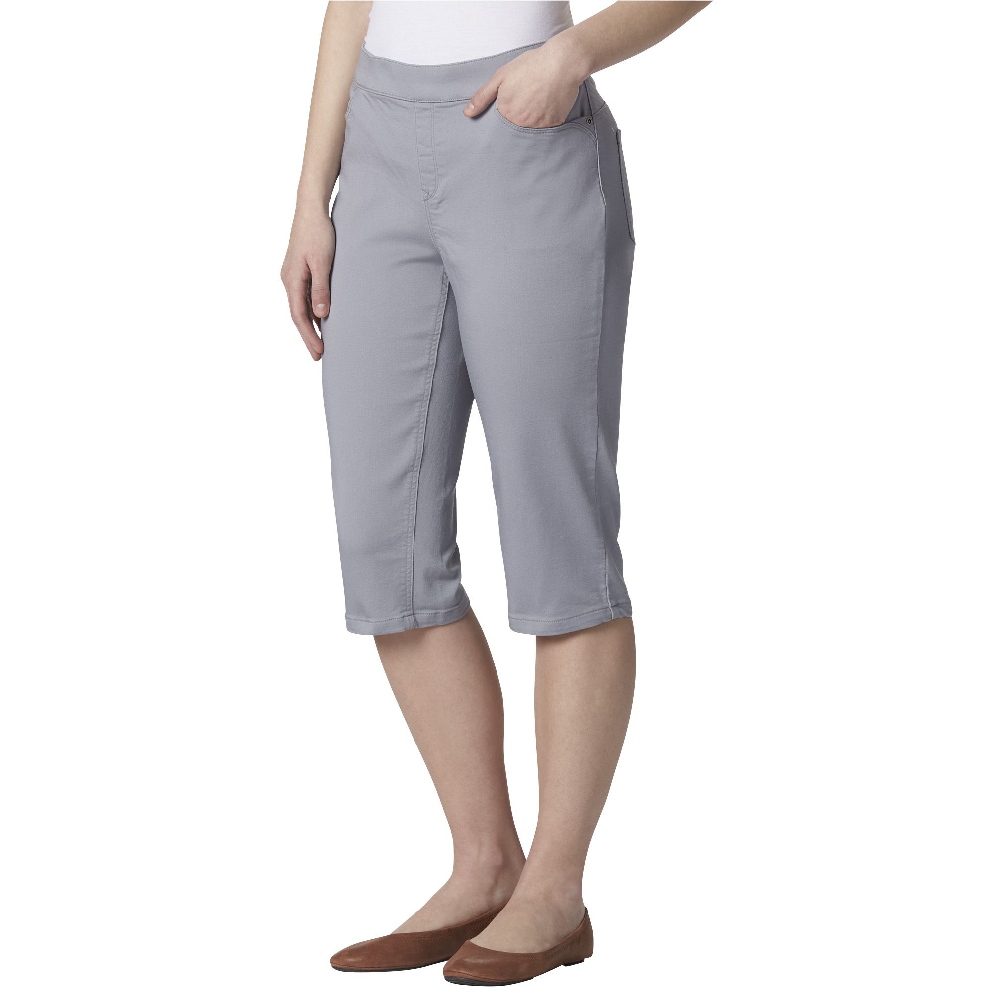 Briggs Women s Plus Super Stretch Pull On Capri Pant